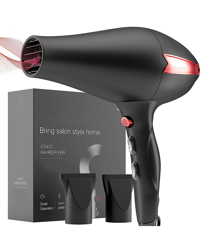 TREZORO Professional 2200W Ionic Salon Hair Dryer